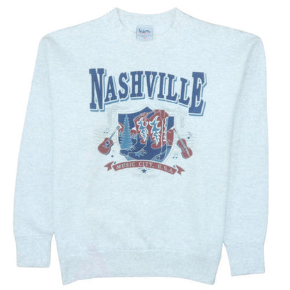 Mens UK Size M Volunteer Knit Apparel Grey Pullover Sweatshirt