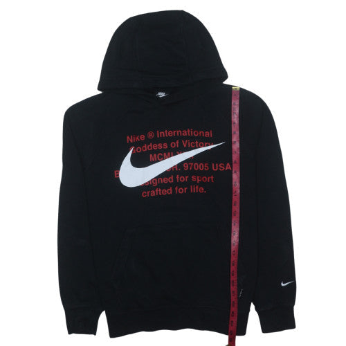 Mens UK Size M Nike Black Pullover Hoodie