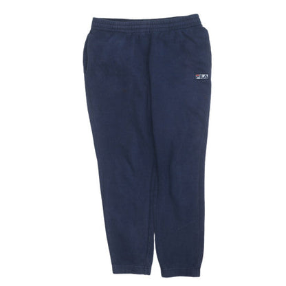 Fila Men’s Blue Jogger Trousers M Regular Fit Fleece Sweatpants