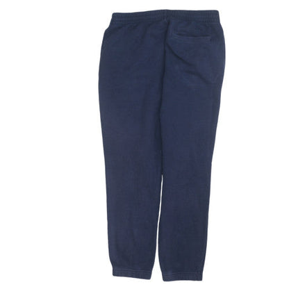 Fila Men’s Blue Jogger Trousers M Regular Fit Fleece Sweatpants