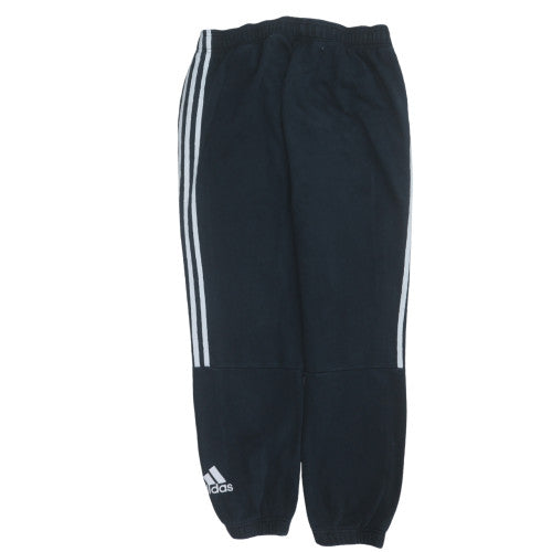 Mens UK Size L adidas Regular Fit Jogger Black Trousers