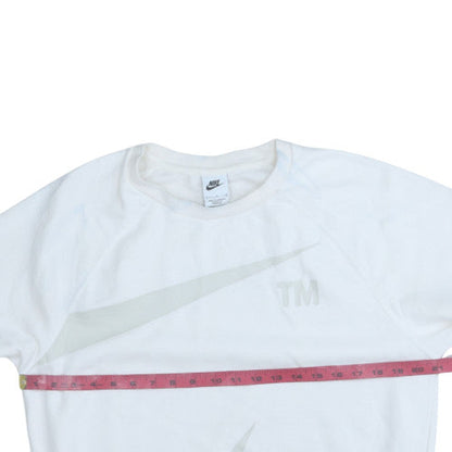 Mens UK Size S Nike White Pullover Sweatshirt