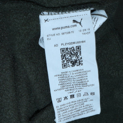 Mens UK Size M PUMA Green Pullover Hoodie