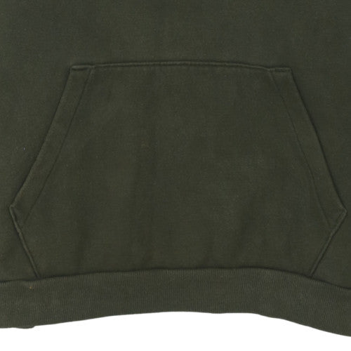 Mens UK Size M PUMA Green Pullover Hoodie