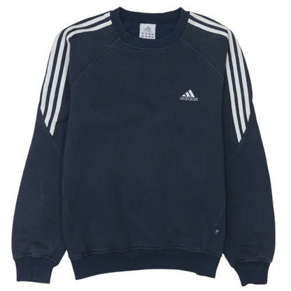 Mens UK Size M adidas Blue Pullover Sweatshirt