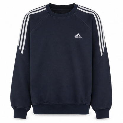 Mens UK Size M adidas Blue Pullover Sweatshirt