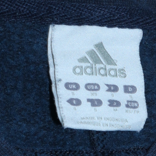 Mens UK Size M adidas Blue Pullover Sweatshirt