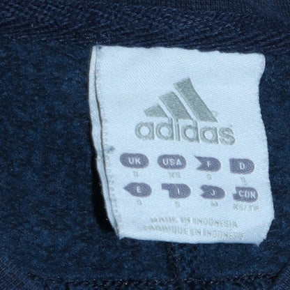 Mens UK Size M adidas Blue Pullover Sweatshirt