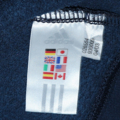 Mens UK Size M adidas Blue Pullover Sweatshirt