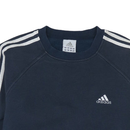 Mens UK Size M adidas Blue Pullover Sweatshirt