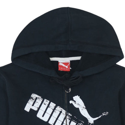 Mens UK Size S PUMA Black Full Zip Hoodie