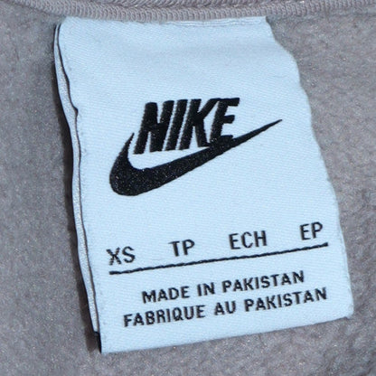 Womens UK Size XS Nike Beige Pullover Sweatshirt