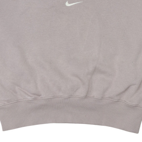Womens UK Size XS Nike Beige Pullover Sweatshirt