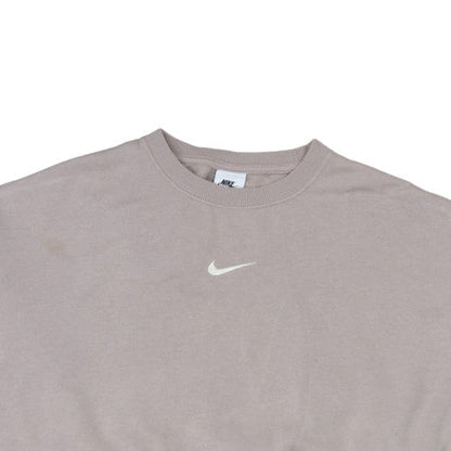Womens UK Size XS Nike Beige Pullover Sweatshirt
