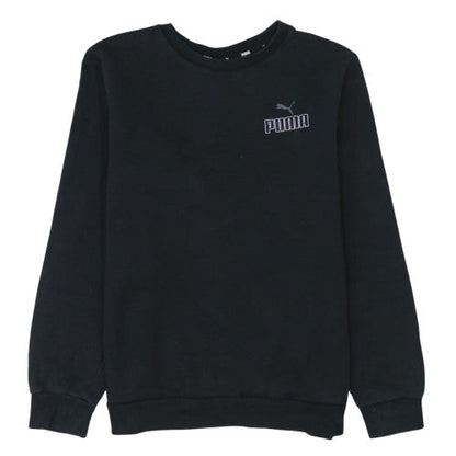 Mens UK Size M PUMA Black Pullover Sweatshirt