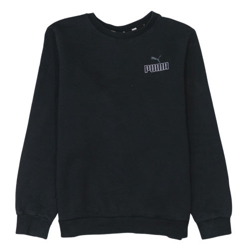 Mens UK Size M PUMA Black Pullover Sweatshirt