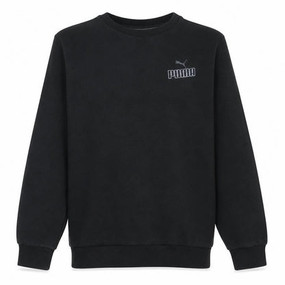 Mens UK Size M PUMA Black Pullover Sweatshirt