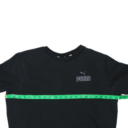 Mens UK Size M PUMA Black Pullover Sweatshirt