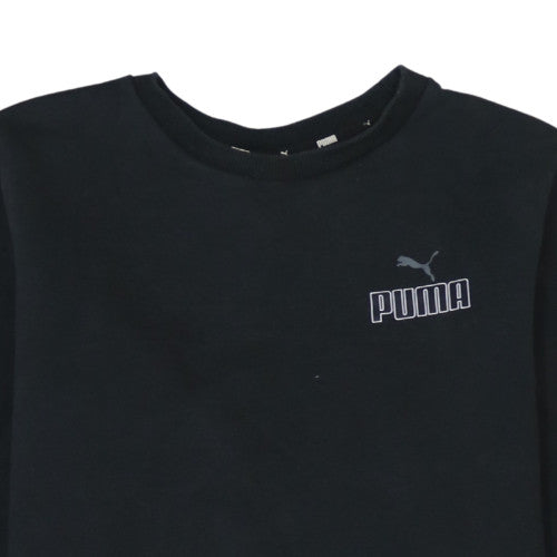 Mens UK Size M PUMA Black Pullover Sweatshirt