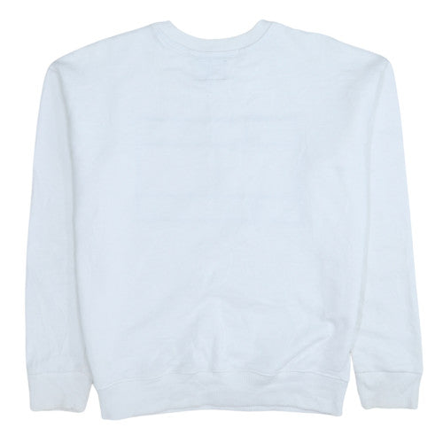 Mens UK Size XS Tommy Jeans White Pullover Sweatshirt