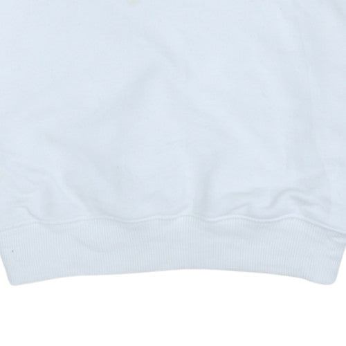 Mens UK Size XS Tommy Jeans White Pullover Sweatshirt