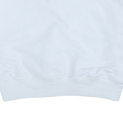 Mens UK Size XS Tommy Jeans White Pullover Sweatshirt