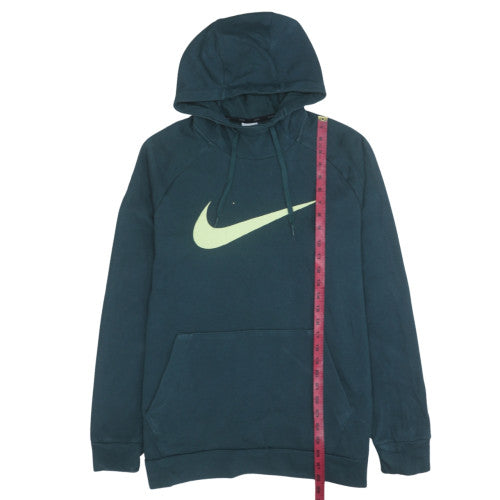 Mens UK Size L Nike Green Pullover Hoodie