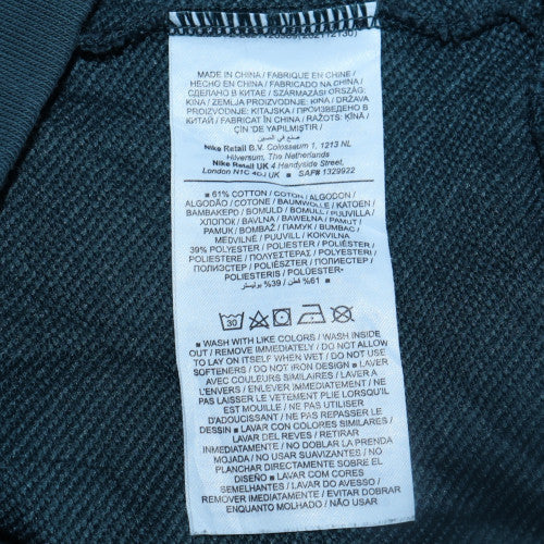 Mens UK Size L Nike Green Pullover Hoodie