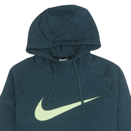 Mens UK Size L Nike Green Pullover Hoodie