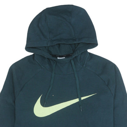 Mens UK Size L Nike Green Pullover Hoodie