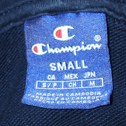 Mens UK Size S Champion Blue 1/2 Zip Hoodie
