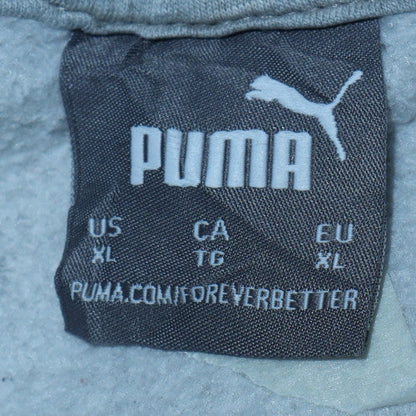 Mens UK Size XL PUMA Grey Pullover Hoodie