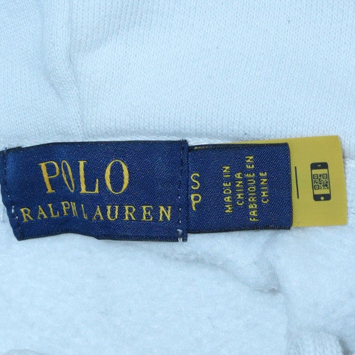 Womens UK Size S Polo Ralph Lauren White Pullover Hoodie