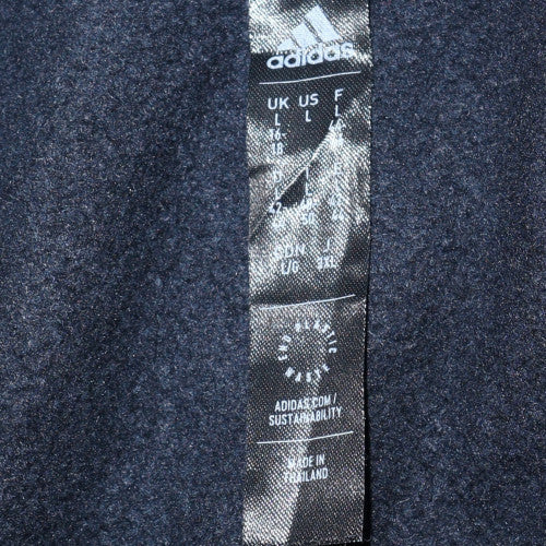 Womens UK Size L adidas Black Full Zip Hoodie