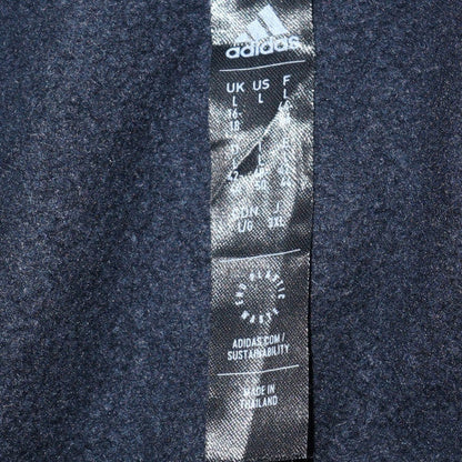 Womens UK Size L adidas Black Full Zip Hoodie