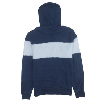 Mens UK Size M Levi's Blue Pullover Hoodie