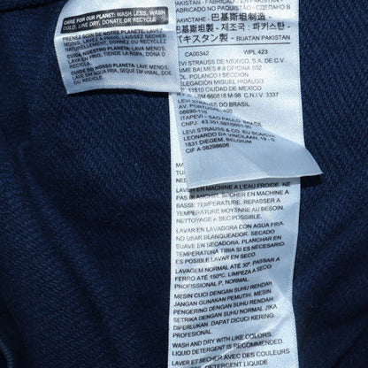 Mens UK Size M Levi's Blue Pullover Hoodie