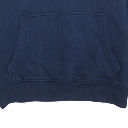 Mens UK Size M Levi's Blue Pullover Hoodie