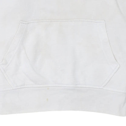 Mens UK Size M Levi's White Pullover Hoodie