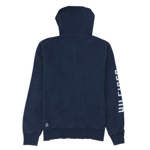 Mens UK Size L Tommy Hilfiger Blue Full Zip Hoodie