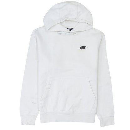 Mens UK Size S Nike White Pullover Hoodie