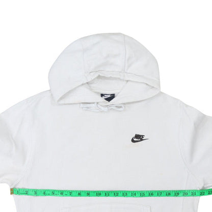 Mens UK Size S Nike White Pullover Hoodie