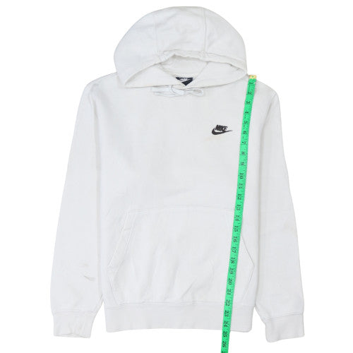 Mens UK Size S Nike White Pullover Hoodie