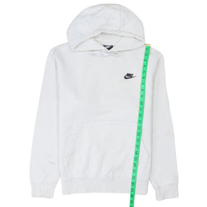 Mens UK Size S Nike White Pullover Hoodie