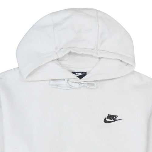 Mens UK Size S Nike White Pullover Hoodie