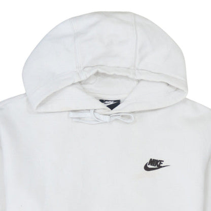 Mens UK Size S Nike White Pullover Hoodie