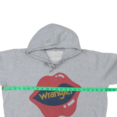 Mens UK Size M Wrangler Grey Pullover Hoodie