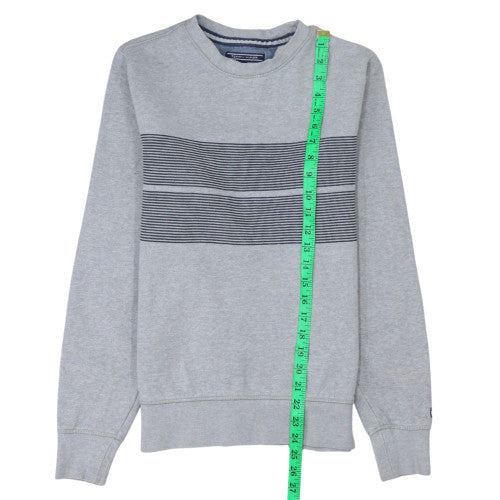 Mens UK Size S Tommy Hilfiger Grey Pullover Sweatshirt