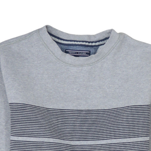Mens UK Size S Tommy Hilfiger Grey Pullover Sweatshirt