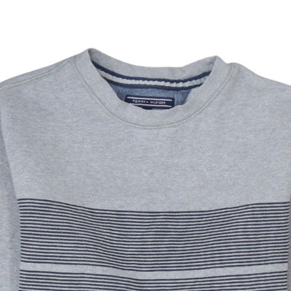 Mens UK Size S Tommy Hilfiger Grey Pullover Sweatshirt